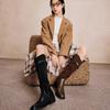 Women's Celebrity Style High-Heel Western Riding Boots