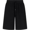 Emporio Armani SS25 Basic Stretch Fabric Bermuda Casual Shorts Men Shorts Black XM000476-AF13037-FC013