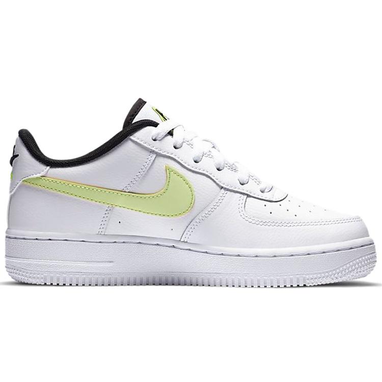 (GS) Nike Air Force 1 LV8 1 'Worldwide Pack - White Barely Volt' Kids' CN8536-100