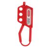 Safety Hasp Lock 3 Holes Design Good Flexibility Small Portable Safer Industrial Nylon Hasp Lock