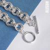 925 Sterling Silver Hollow Round Chain Bracelet Wedding Fashion, Wedding Jewelry
