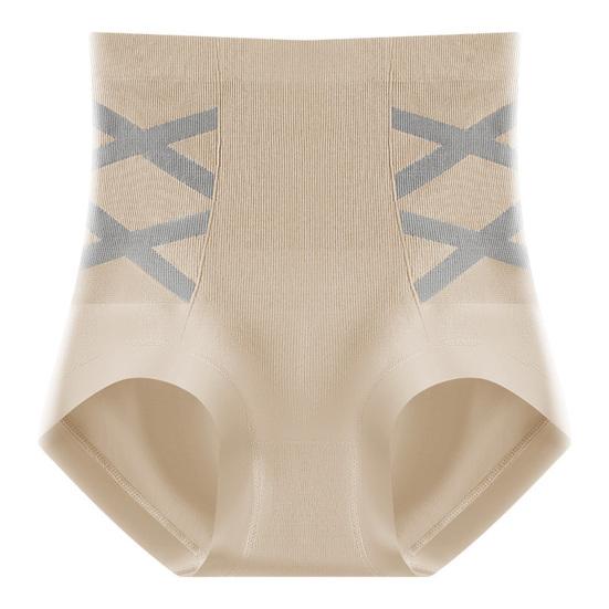 

Женское нижнее белье с высокой талией, мягкие эластичные трусики с полным покрытием, утягивающие живот, бесшовные женские трусы для повседневной носки L хаки