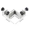 Right Angle Clamp 90 Degree 2 Pieces Corner Clamps T-Shaped Positioning Squares Clamping Tool With Adjustable Swing Jaw For