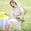 Summer Maternity Print Dress: Stylish Net Celebrity 2022 Collection - Lightweight and Advanced Design.