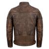 Black Motorcycle Jackets Genuine Cowhide Leather Coats Men Leather Jacket Riding Biker Jackets For Men Clothing Winter