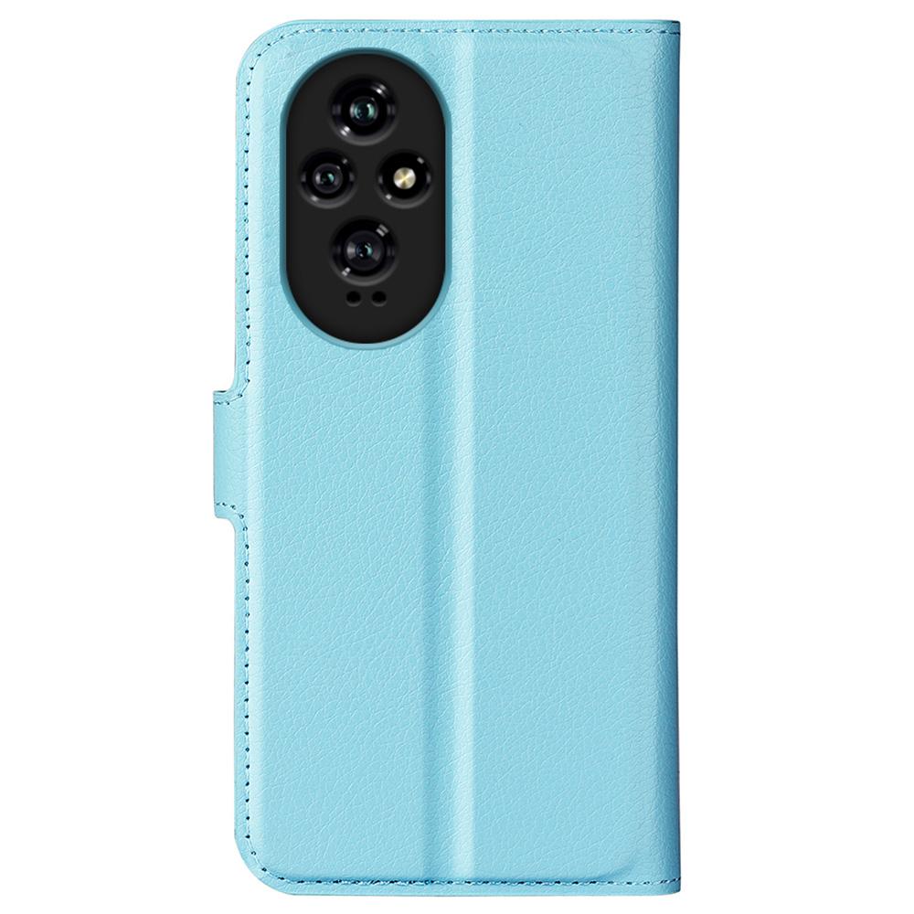 For Honor 200 5G Wallet Case Litchi Texture PU Leather Phone Cover Folio Flip