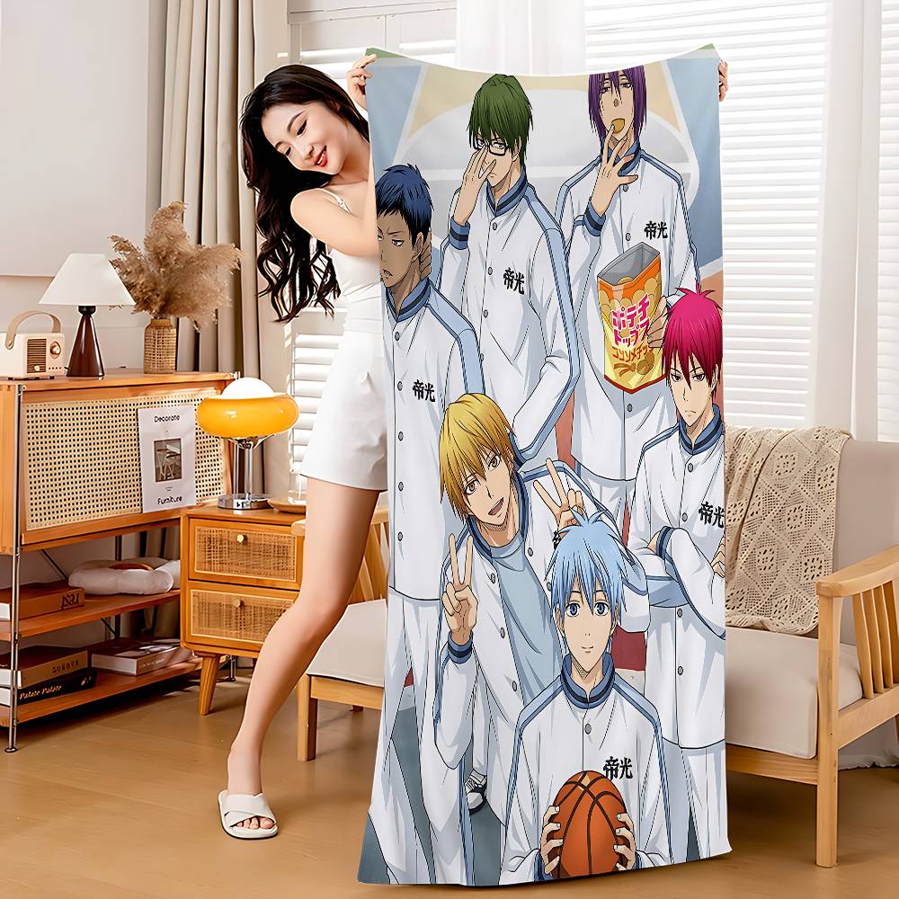 

Баскетбольное аниме Kuroko Банное полотенце Микрофибра Мягкое Впитывающее Дышащее Для девочки Детей Декоративное Мультяшное Пляжное полотенце W40*H60(CM)