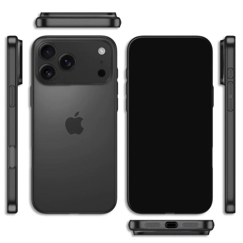 Luxury Ultra Thin Matte Translucent Hard PC Phone Case For iPhone 17 Air 16 15 14 Plus 13 Pro Max Ai Key Shockproof Bumper Cover