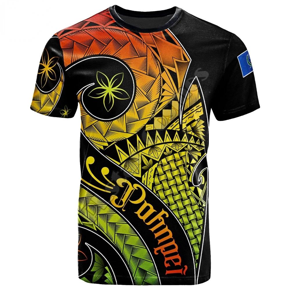 2024 POHNPEI Men's T Shirt O Neck 3D Print Street Fashion Style Harajuku Casual Loose Short Sleeve