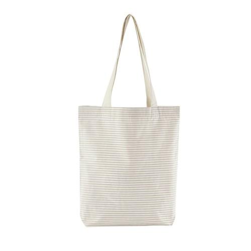 Westford Mill Striped Organic Cotton Tote Bag