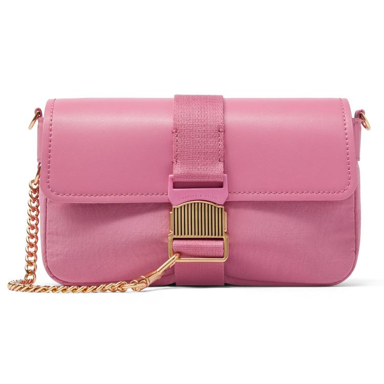 New CHARLES&KEITH Small Ck Shoulder Bag, Crossbody Bag Trumpets Women's Multicolor CK2-20270815