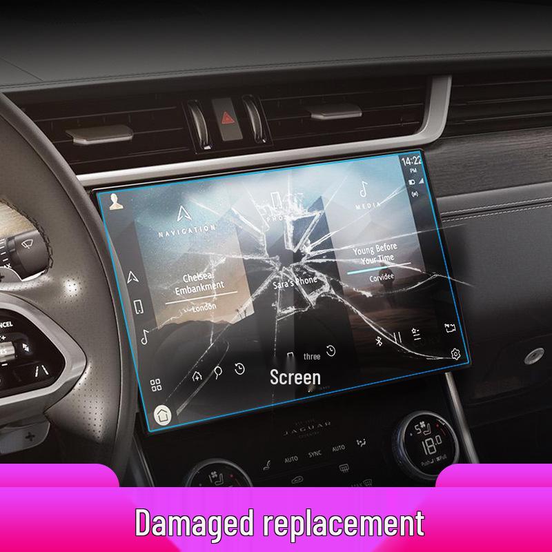 Jaguar XFL/XEL Navigation Screen Protector – Tempered Glass Console Film