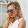 Double Beam Small Frame Sunglasses Women'S Square Sunglasses Men'S Trendy Iron Man Glasses