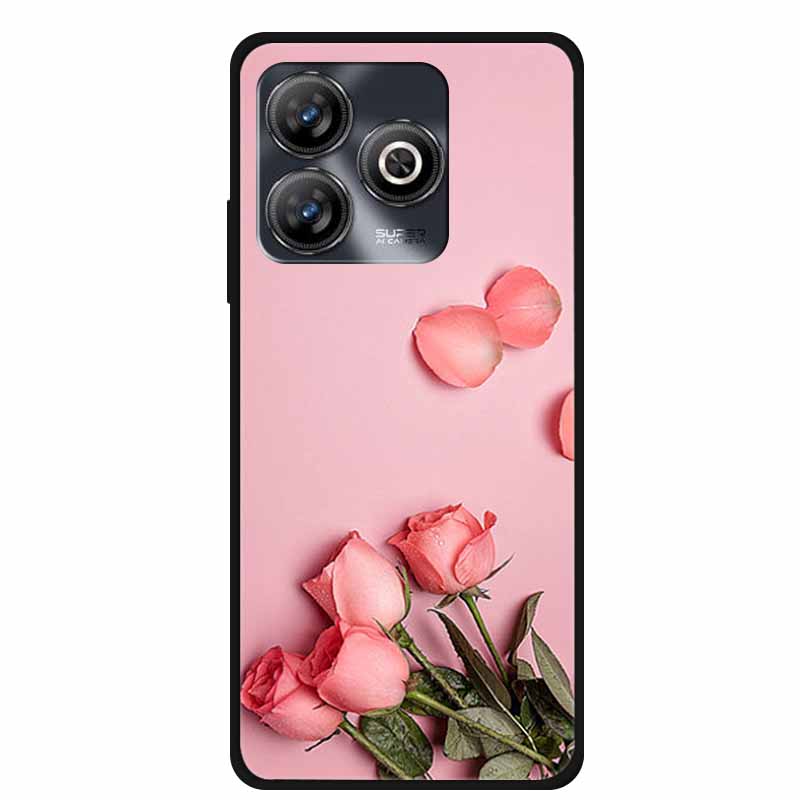 Phone Case For ZTE Blade A75 4G Back Cover Case Shockproof Black Silicone Soft Funda For ZTE Blade A75 4G Case A 75 6.6" Coque