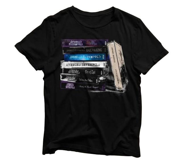 

A7X Avenged Seven*fold Walkman 25th Anniversary T-shirt Size S-5XL Reprint Unisex T-Shirt M