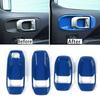 Interior Door Handle Bowl Trim Cover Accessories For Jeep Wrangler JLU JT 2018+