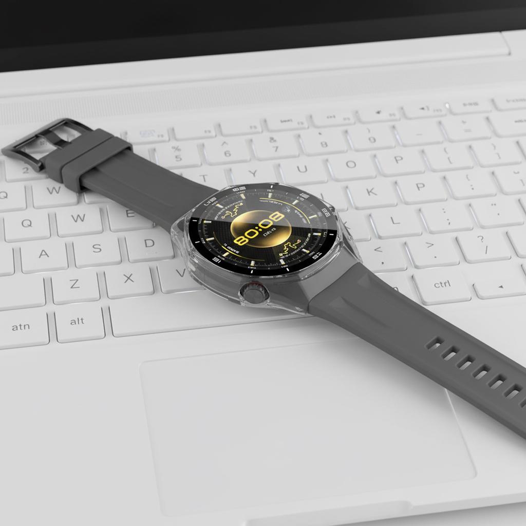 TPU Case+Silicone Strap For Huawei Watch GT6 Pro 46MM All-Around Screen Protective Cover Shell Sport Band Bracelet