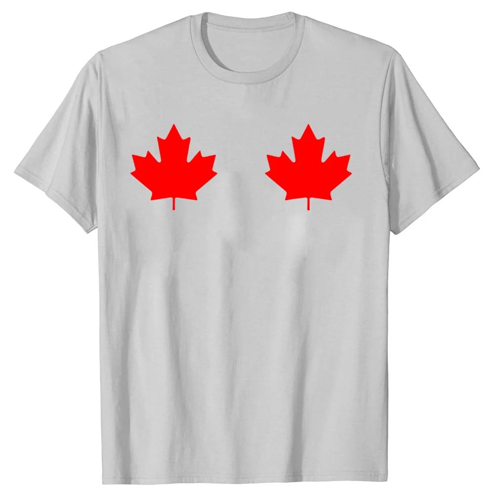 Maple Leaf Canada Day T Shirts Summer Style Graphic Cotton Streetwear Short Sleeve Canadian Flag Gifts T-shirt Mens Clothing