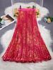 Japanese-Korean Chiffon Pleated High Waist Skirt - Comfortable, Casual, Slimming, Wide Hem Long Skirt