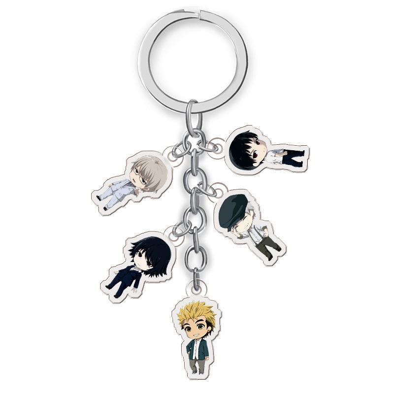 Chuunibyou Anime Acrylic Keychain Set - 5 Cute Figure Ornaments