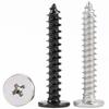 CA Black Nickel Plated Carbon Steel Super Ultra Thin Flat Wafer Cross Phillips Head Screw M1.2~M4 Self-Tapping Wood Screws
