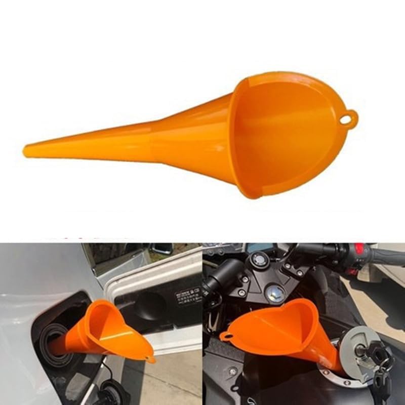 Set of 2 Funnel, Long Neck, Funnel, Universal for Cars, Motorcycles, Refilling,
