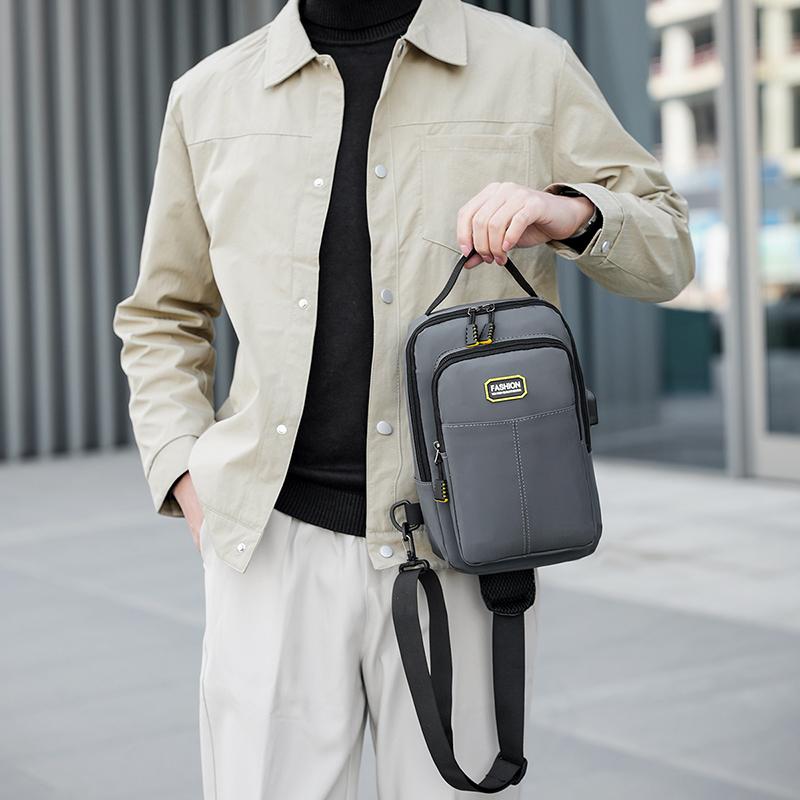 Men's Chest Bag Large Capacity Outdoor Crossbody Bag