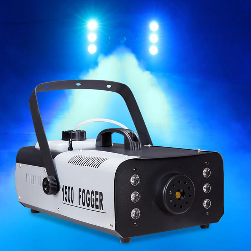 High Power Stage Smoke Machine Electronic Constant Temperature Smoke Sprayer LED Stage Effect Fogger Spray Equipment