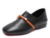 2024 New Soft Leather Loafers Flats Retro Korean Style All-match Concise Casual Comfortable Women's Shoes Fashion Spring Autumn
