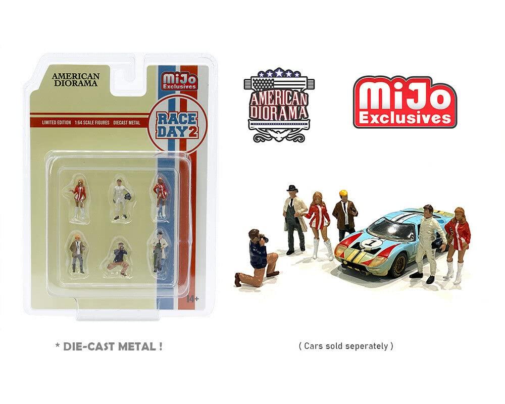 American Diorama Figure Race Day 2 Set 1/64 (Mijo Exclusive) AD-76472MJ