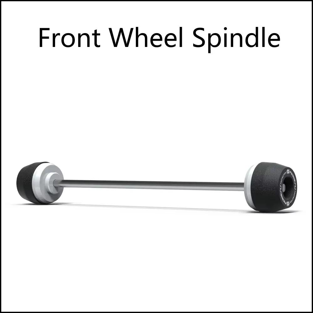 Front and Rear Wheel Axle Fork Crash Slider Kit with Stand Screw and Swingarm Spools for Suzuki GSX S750/GSX S75 Accessories Front