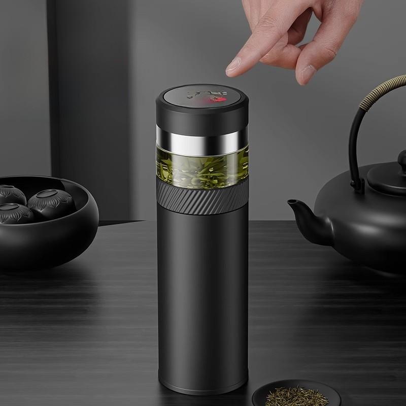 Travel Insulated Steel Tumbler With Tea Infuser For Office Use And Gifts