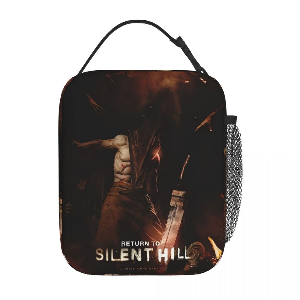 Return To Silent Hill Thermal Insulated Lunch Bag for Picnic Portable Food Bag Thermal Cooler Food Box