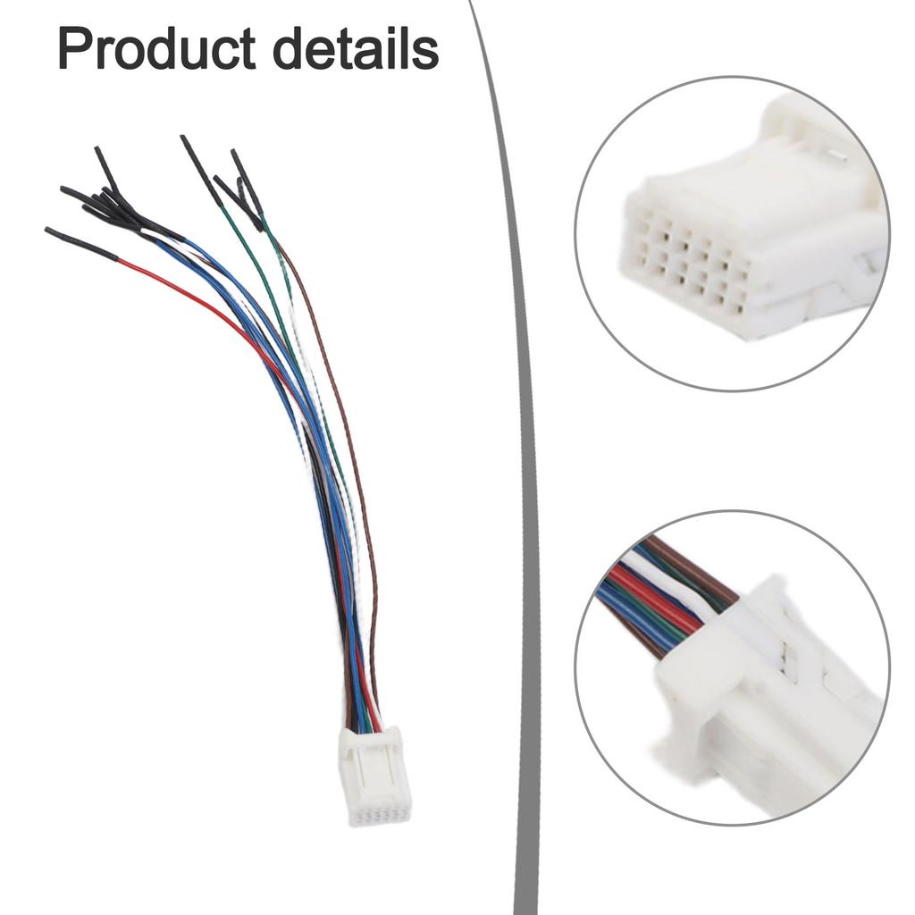 Automotive Cable Connector Harness Auto Maintenance Vehicle Repair As Shown Aftermarket Replacement Vehicle Specific Fit