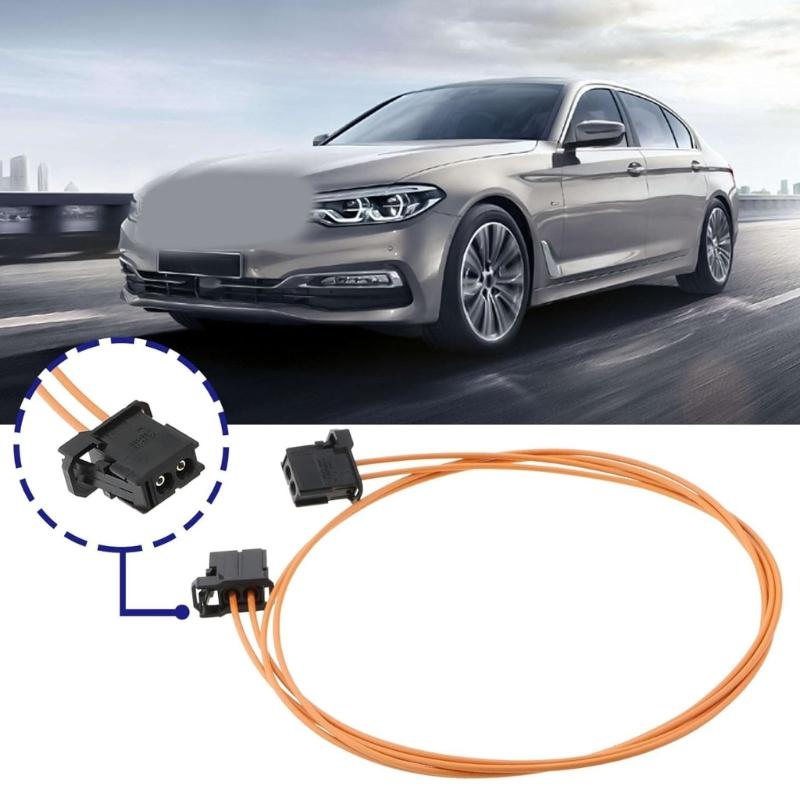 MOST Fiber Jumper Cable Optical Fiber Cable for Vehicle Bus Troubleshooting, Molded End Service Lead for Fault Checks In Selected Car Fiber Bus