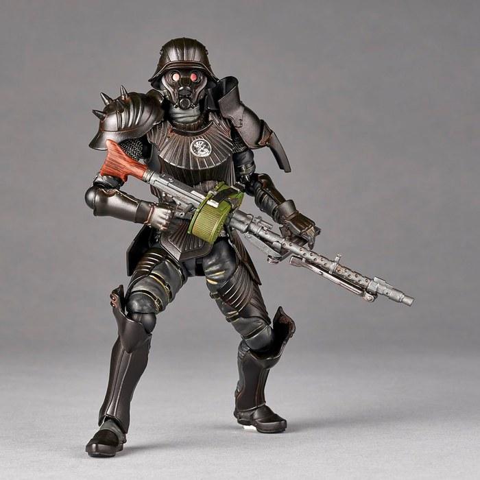 Kaiyodo Takeya-shiki Jizai Okimono Protect Gear "34-shiki Special Increased Armor" Black Ver. Approx. 150mm tall, 1/NS scale, PVC & ABS,