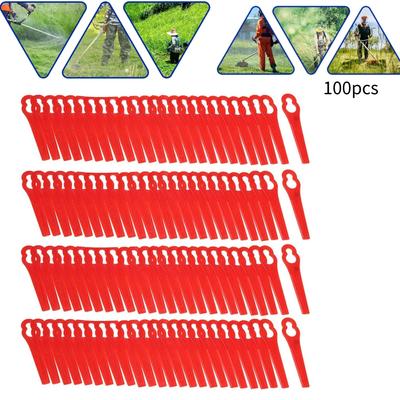 20/60/100/120 stuks Trimmerbladen Plastic L83 Gras Snijblad Duurzaam Gras Trimmachine Mes voor Accu Grastrimmer