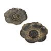 1Pcs Home Room Decoration Flower Shaped Metal Incense Burner Craft Ornament For Spa Yoga Meditation Accessories