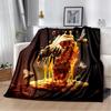 Cute Bee HoneyBee Insect Cartoon 3D Blanket,Soft Throw Blanket for Home Bedroom Bed Sofa Picnic Travel Office Cover Blanket Kids