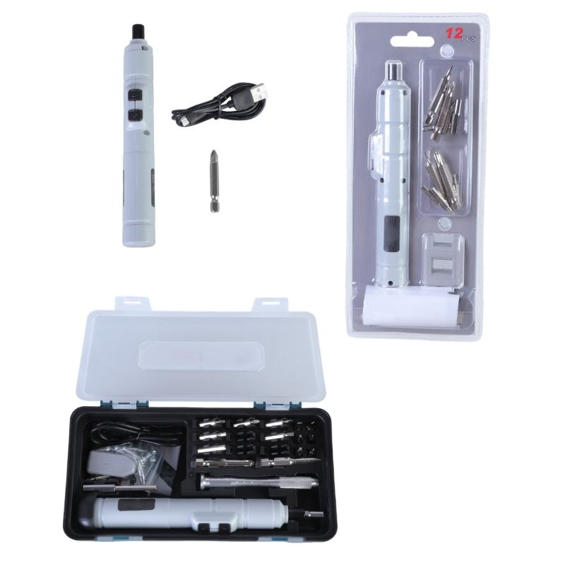 Mini Cordless Electric Screwdriver Rechargeable ScrewdriverKit for Small Electronic Device Maintenance