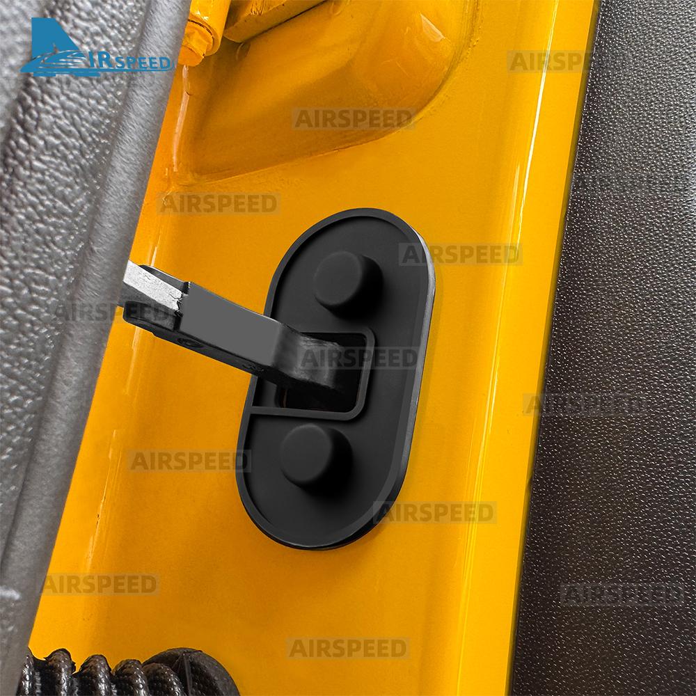 2PCS For Fiat 500/500C(2008-2024) Abarth 595 695(2012-2024) Fiat 500E(2012-2019) Door Lock Buckle Silicone Case Anti-Collision