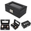 Black Watch Box Carbon Fiber Watch Display Elegant Watch Organizer  Jewelry Display