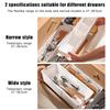 Home Pull-Out Storage Box Drawer Telescopic Organizing Box Cosmetics Plastic Bedroom Study Partition Telescopic Box1Pc