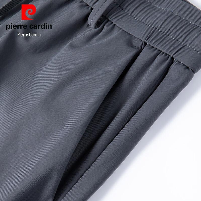 Pierre Cardin Men's Elastic Waist Cooling Casual Mid-Length Shorts