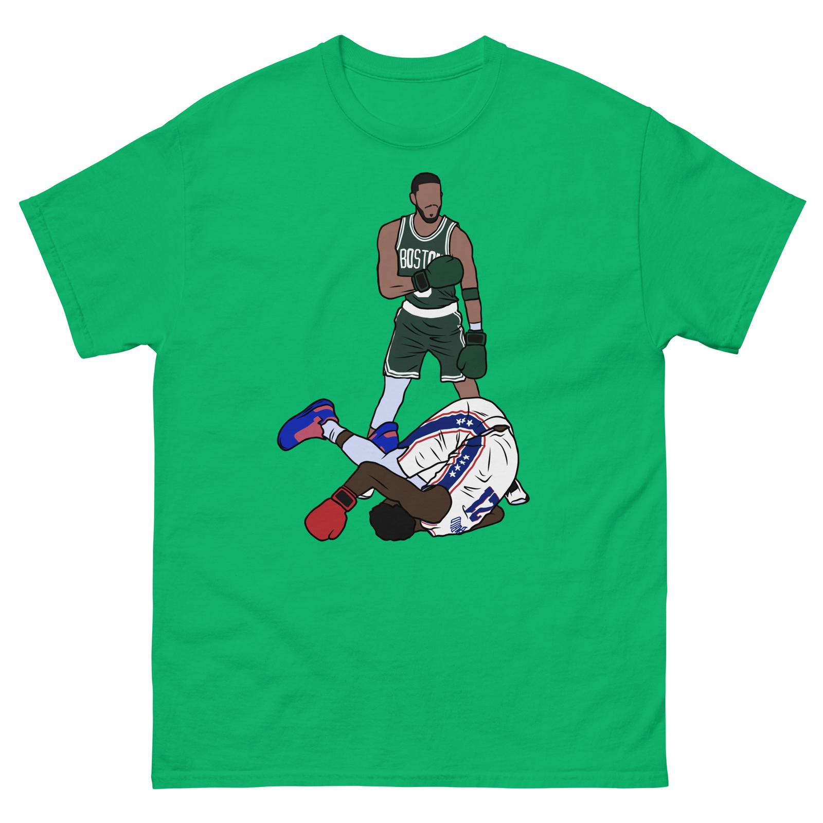 Jayson Tatum KOs Joel Embiid T-shirt XXXL