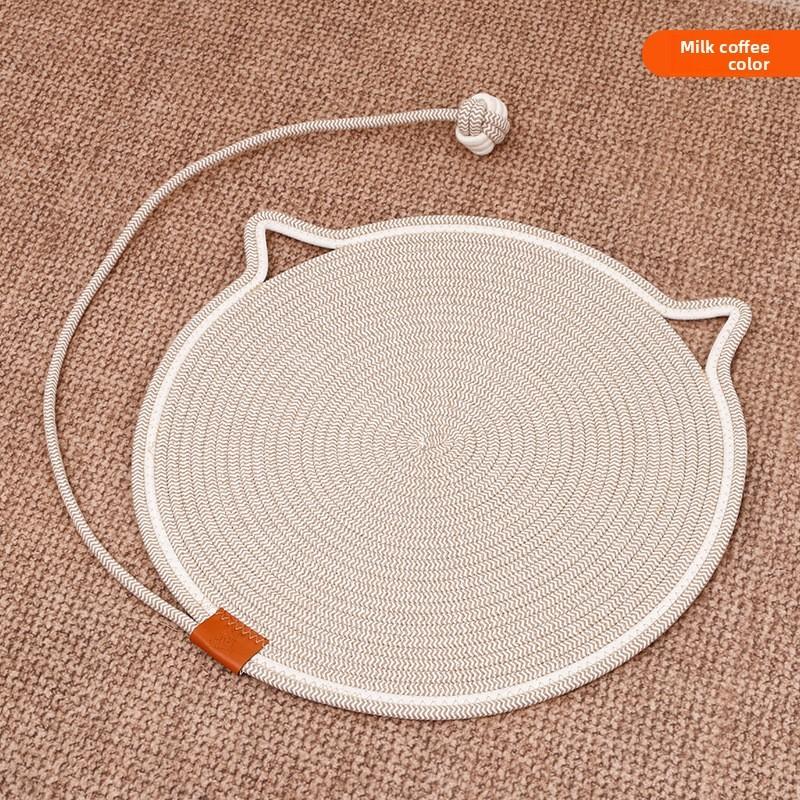 Catnip Fabric Pet Bed With Washable Cotton Rope For Indoor Cats And Small Pets