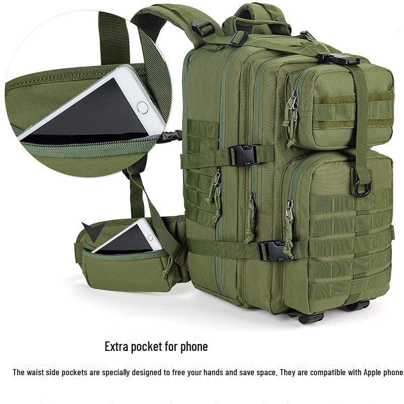 Yuebao Tactical Outdoor Backpack with Reflective Strip and Insulation Layer
