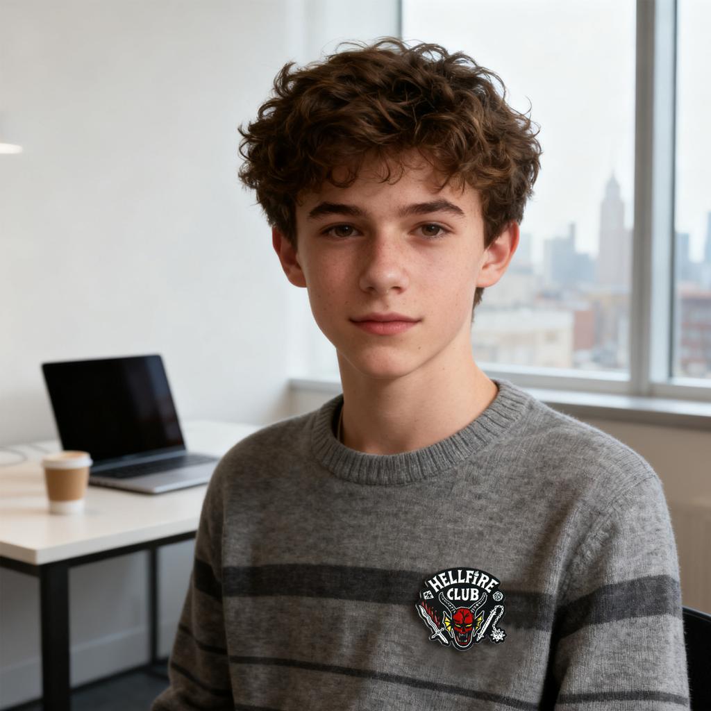 Brooch, Evil Design, Exquisite Accessory, Heat Insulation Decorative Brooch