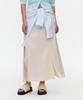 AHWE Interlocked Satin Skirt_Cream