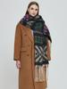 Neuer Damen Schal Kopftuch Winter Dame Retro Dick Warm Quaste Schals Pashmina Mujer Lange Wickeltücher Foulard Bufanda Boho